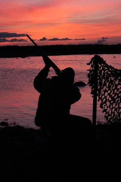Chasseur en voyage de chasse en Suède